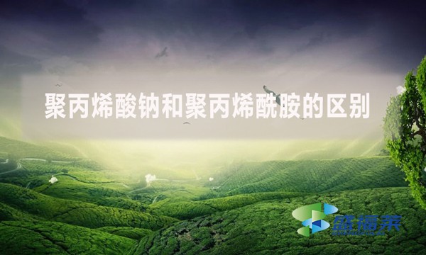 聚丙烯酸鈉和聚丙烯酰胺的區別？